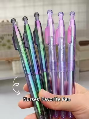😤😍I’m obsessed with pens… and these ones are Quick-Dry Ink!!!!they also shock me with how comfortable they feel!!!#pen #stationery #nurselife #teacherlife #tiktokmademebuyit 