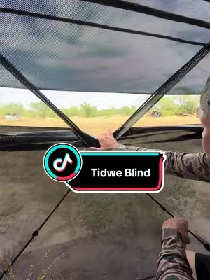 This might have actually just saved my hunting season 🙌🏼 #huntingblind #seethroughblind #tidwe #hunting #tiktokshopcreatorpicks 