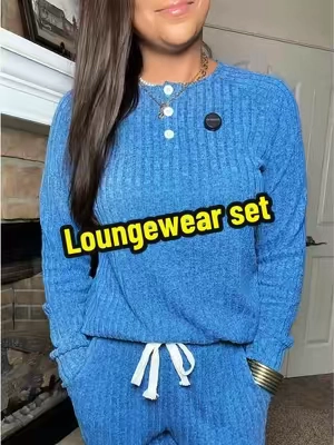 A two piece longest you won’t want to take off! @WIHOLL #loungeset #comfyclothes #pajamas #loungewear #TikTokshopbacktoschool 