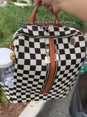 @HONITTY BAGS #bags #backpack #checkered #fallfashion #laptopbag 