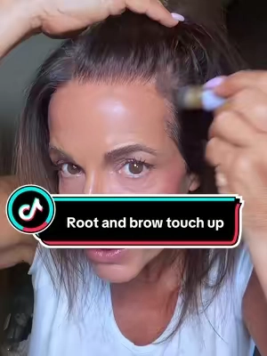 Those grays and sparse-looking spots between hair appointments? 👀 This double-ended cream + powder wand makes it easy to quickly touch up your roots and scalp—and you can use it on your brows too. 🙌✨ #TikTokShopCreatorPicks #RootTouchUp #GrayHair #ThinningHair #BackToSchool@Laura Geller Beauty   Affiliate link. I may earn a commission if you purchase through my link. I may have received this product as a free sample. Prices are subject to change. Individual results and experiences may vary. The content reflects my personal opinion and experience and is not medical advice.