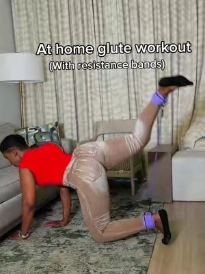 At-home glute days just hit different .These resistance bands keep the tension on your glutes without needing a whole gym. #gluteworkout #resistancebands #homeworkout #summerwins #tiktokshopcreatorpicks 