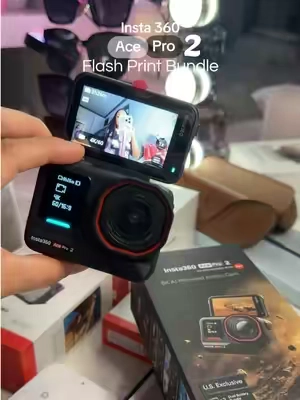 This bundle is 🔥🔥 an action 8k cam plus waterproof and with a printer😮‍💨 only @insta360 official  #insta360 #acepro2 #streetphotography #camera #fypシ 