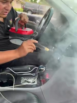 maquina de vapor para carro Máquina de vapor para limpiar el motor del carro #vapor #cleaner #limpieza #motor #máquinaparalimpiarmotor 