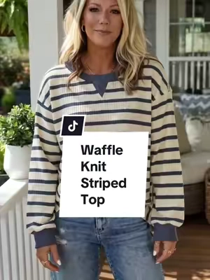 The Basic Piece every girl needs. #waffleknit #falloutfits #womenfashion #ladiesfashion 