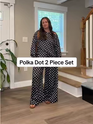 Replying to @🤎🧋•JESS• 👜👢 Polka Dot 2 Piece Set #polkadots #2pieceset #2pieceoutfit #backtoschoolshopping 