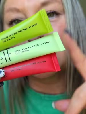 POV: @e.l.f. Cosmetics said “what if your lip balm tasted like a pickle?” and somehow… I’m listening. 😂🥒 Swatching all 3 limited-edition Glow Reviver Melting Lip Balms because obviously we need to discuss this. #EyesLipsFace #elfcosmetics #TikTokShop #GlowReviver #PickleLipBalm