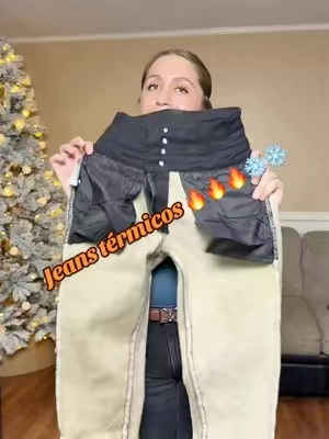 Jeans térmicos con forro polar ❄️❄️❄️🔥🔥🔥🔥🔥#tiktokshopcreatorpicks #blackfriday #jeanstermico #ropamujer #ropadeinvierno 