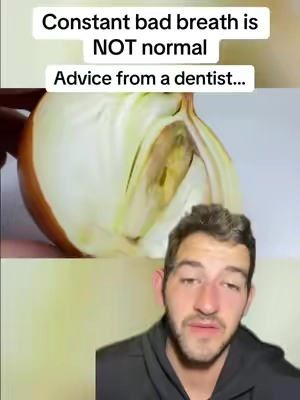 Replying to @Teena Apperson Bad breath