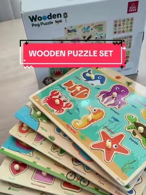 #puzzles #toddlermomlife #educationaltoys #montessori #woodentoys 