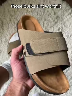 These feel and look like the name brand but for a fraction of the price. Stay true to size #slides 