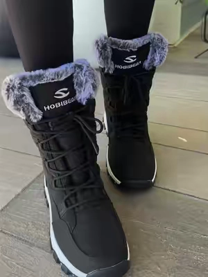 Hobibear winter snow boots are made for chilly days, snowy walks, and keeping those toes cozy ❄️🥾 #Hobibear #HobibearBoots #WinterSnowBoots #SnowBoots #WinterFootwear 