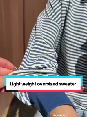This oversized sweater is lightweight perfect for fall transition! 145 5’8 m #oversizedsweater #oversizedsweatshirt #OOTD #fallfashion #TikTokshopbacktoschool @Fisoew Sports 