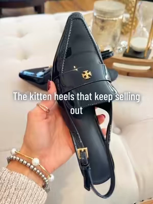Replying to @kristaspitzer3 @Coutgo Fashion #kittenheels #slingbackheels #lookforless #designerinspired #TikTokshopbacktoschool 