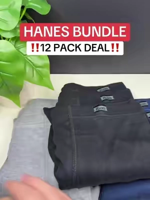 Stay cool and dry all day with Hanes #boxerbriefs 