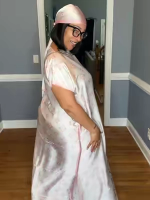 Feeling young, wild and free😜🍷muumuu’s are my go-to
