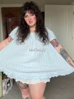 Literally my favorite set I found over this summer it’s going to be SO cute in fall as well. #creatorsearchinsights #cutefitideas #plussize #midsize 