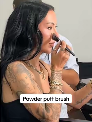 Set the powder puff down, sis…the N19 is her replacement 🤭 @Nikki La Rose @Lisajmakeup  — #bkbeauty #powderpuff #makeupbrushes 