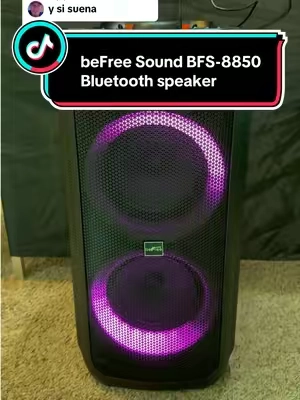 Replying to @Cocho Parra beFree Sound BFS-8850 Bluetooth Speaker 600w #TikTokshopbacktoschool #tiktokshopblackfriday #djlights #bluetoothspeaker #bocinabluetooth 