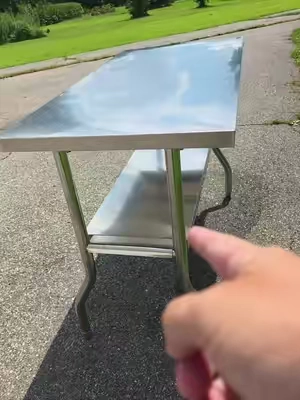 Vevor stainless steel folding fold up table! stainless steel prep table! 