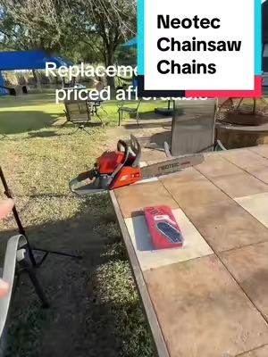 NEOTEC 20 Inch Chainsaw Chain 0.325" Pitch 0.058" Gauge 76 Drive Links #TikTokshopbacktoschool #tiktokshopcreatorpicks #chainsawchains #chainsaw 