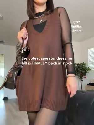 Girls it’s so versatile & cute!  #sweaterdress #sweatervestdress #falldress 