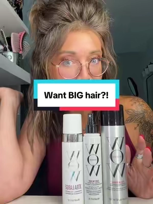 Replying to @brandis.best big hair is literally the name of my game! I also have fine hair so I’m picky about the products I use on my hair and these 3 from @Color Wow Hair are my absolute must haves! #bighairdontcare #hairvolume #finehairhacks #colorwow 