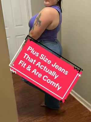 Plus Size Jeans - Comftorable, Fit great, and Affordable! #jeans #plussizejeans #plussizepants #sohochic #clothing 