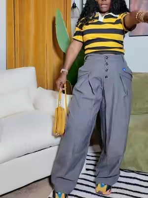 Oversize trousers #tiktokshopcreatorpicks #fallaesthetic #curvyfashion 