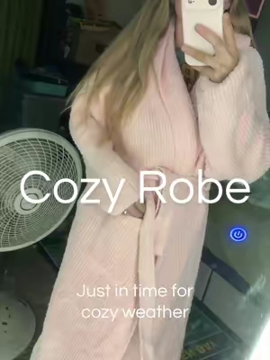#spotlightfinds #fallseason #cozyrobe #cottonrobe 