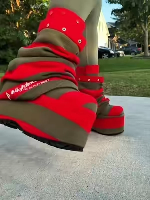 I was so geeked about these #platformboots #boots #shoes #tiktokshopsummersale #tiktokshopbacktoschoolsale 