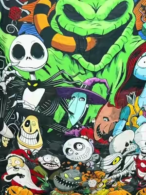I’m obsessed with this blanket  #jack #halloween #blanket #TikTokshopbacktoschool #tiktokshopcreatorpicks 