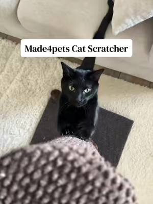 We have 5 of these 😆 If your cats like the scratch your furniture, try these! #catscratcher #scratchingpost #cats #made4pets #backtoschool 
