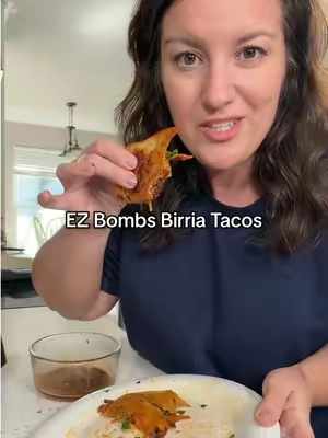 The easiest tasteist birria tacos. 🌮  Just one EZ Bomb and a chuck roast. Perfect for week nights! And SO good! #birriatacos #ezbombs #ezbombsbirria 