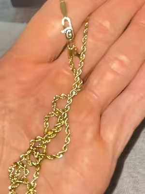 GLD actually has their yellow gold rope chain on sale today 🙌