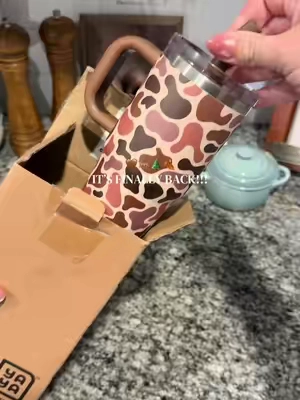 The cutest little camo toddler tumbler is finally back! 🤎 #toddlertumbler #toddlercup #toddlerboymom ##toddlerboys##sippycup