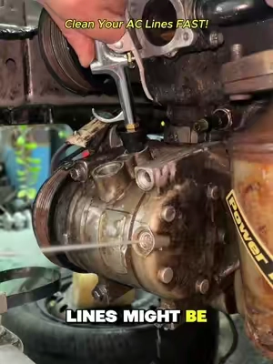 Got old oil and buildup in your AC lines? This AC flush kit helps clean out old oil, refrigerant residue, and debris from automotive and home AC lines. Add cleaner, connect an air compressor, pressurize, and flush the system. The pressure gauge and safety valve make the process easier to monitor. #SummerVibes #DealsForYouDays #ACRepair #CarAC #AutoRepair 