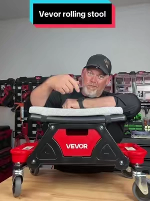 Stop rolling around the garage on an old bucket or killing your knees every time you work down low. This VEVOR rolling mechanic stool gives you a padded seat, 300 lb capacity, smooth-rolling 4-inch caster wheels, and built-in tool trays that keep sockets, wrenches, and small parts right where you need them. A solid setup for garage projects, automotive work, detailing, brake jobs, equipment maintenance, and any project that keeps you close to the floor. #MechanicTools #GarageTools #AutomotiveTools #ToolTok #VEVORTools