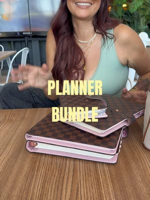 This planner bundle has everything I need to keep the schedules, appointments, goals + everyday chaos all in one place. Because if I don’t write it down… it’s absolutely not happening. 😭📝 #plannerbundle #planneraddict #organizedlife #busymom #momlife 