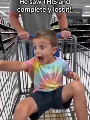 "Just spent a little money, and he's so happy. #akeleo #backtoschoolshopping #wigglecarforkids #momhack #giftideas 