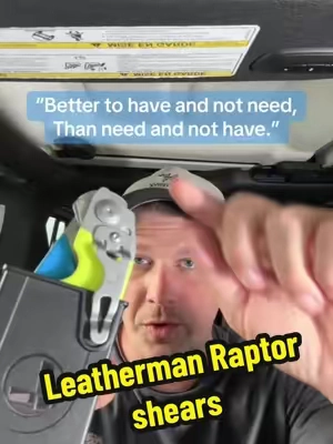 The leatherman raptor shears the ultimate everyday carry tool! These folding shears are used to buy EMTs and can cut through just about anything. They also have a seatbelt cutter and car  glass breaker.##leathermanraptor##raptorshears##emtsoftiktok##edc##TikTokshopbacktoschool@@Leatherman Tools