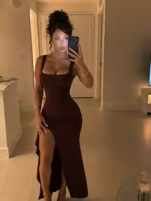 this dress 🤞🏼 #elegantdress #goingoutdress #longdress #longdress #promdress 