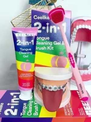 Clean your tongue #tongue #tonguescraper #tiktokshop#smiles #beautifulgirl #oral #fresh #health #healthy #healthcare #teethcare #ceelike #freahbreath