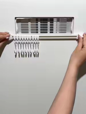 This can be used in the kitchen, cabinet, behind the door, wardrobe and bathroom.#TikTokshopbacktoschool #spacesave #usetiktok #storagehacks #hook