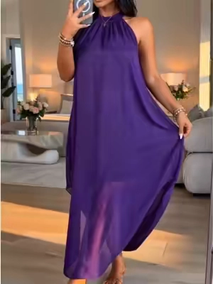 Okayyy, this halter dress?! 😮‍💨✨ Yeah… I need a reason to wear this ASAP.#tiktokshop #sohochic #OOTD #dress #womenoutfit 