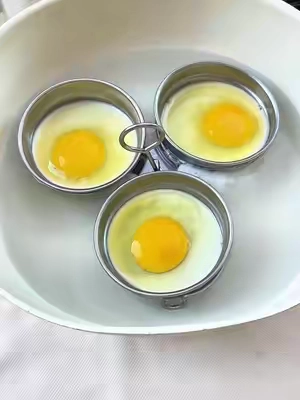 3‑Minute Nutritious Breakfast, Cook 3 Perfect Poached Eggs At Once🍳  #breakfasthacks #kitchengadgets #fyp #TikTokShop#fouyou 