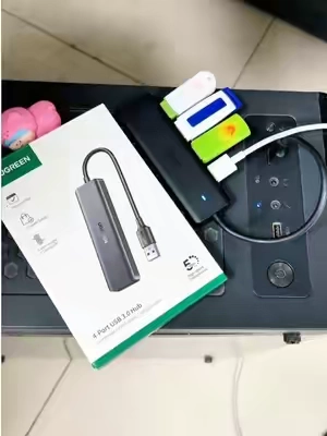 End the USB port struggle for good! This 4-port hub connects all your devices at once: Z SuperSpeed data transfer up to 5Gbps Universal compatibility across devices Perfect for both gaming and work 4 ports.No more excuses. Your cable chaos solution is here.#usbport #usbhub #gamingpc #laptop #TikTokshopbacktoschool