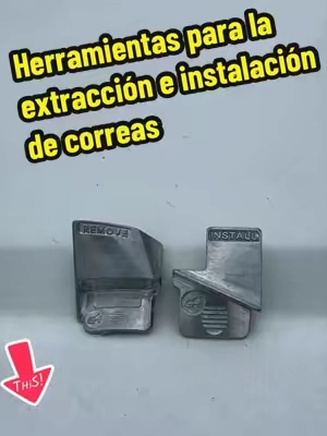 Herramientas flexibles para la instalación y extracción de correas; evite el desmontaje y la instalación bruscos.#CarDIY #tools #autotools #bluecollar #savemoney 