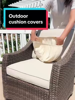 #cushioncovers #outdoorcushions #outdoorfurniture #patiomakeover #TikTokshopbacktoschool 