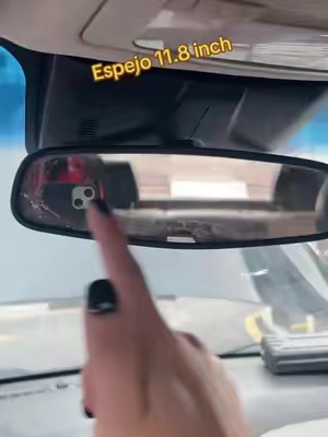 Espejo 11.8 inch JOYTUTUS 11.81in Universal Panoramic Convex Rearview Mirror - High-Quality Glass Vehicle Accessory, Anti-Fall Design, Reversible for Passengers, Easy Installation, Wider Safer View, Fits Cars/Trucks, Car Gadgets, Auto Accessories, Blind Spot Mirrors #chofer #driverslicense #drivers #mirror #recomendation